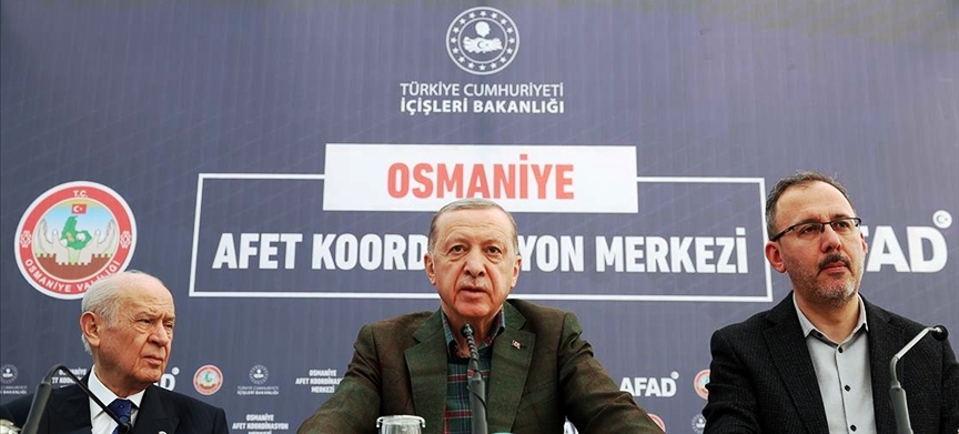 Erdoğan:Devlet ilk günden itibaren polisiyle, askeriyle, jandarmasıyla, tüm güvenlik güçleriyle 11 ilimizde yerini almıştır