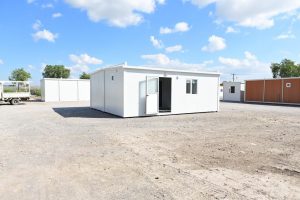 Konteyner evler Gazimağusa Limanı’na naklediliyor