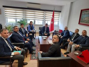 KKTC MOK’tan Feyzioğlu’na taziye ziyareti