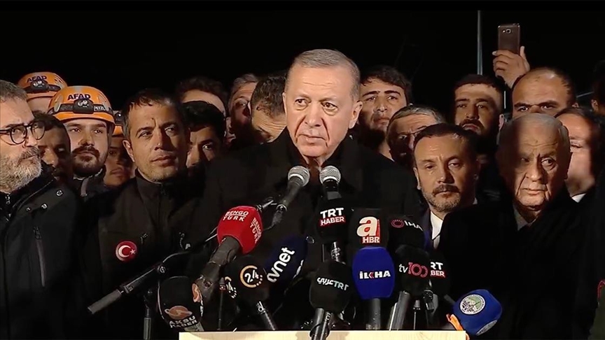 Erdoğan:Hatay depremde en ağır yıkıma ve can kaybına uğrayan şehir durumunda