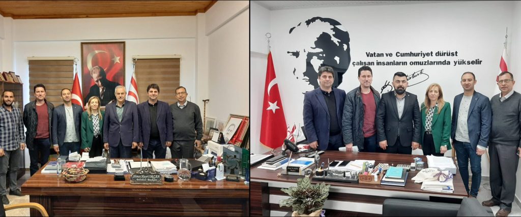 KTMMOB, Geçitkale-Serdarlı ve Tatlısu Belediyeleri’ni ziyaret etti