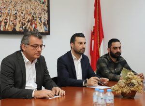 Erhürman, El-Sen Yönetim Kurulu üyelerini kabul etti