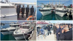 Sahil Güvenlik Komutanlığı’na tedarik edilen botların hizmete giriş töreni yapıldı