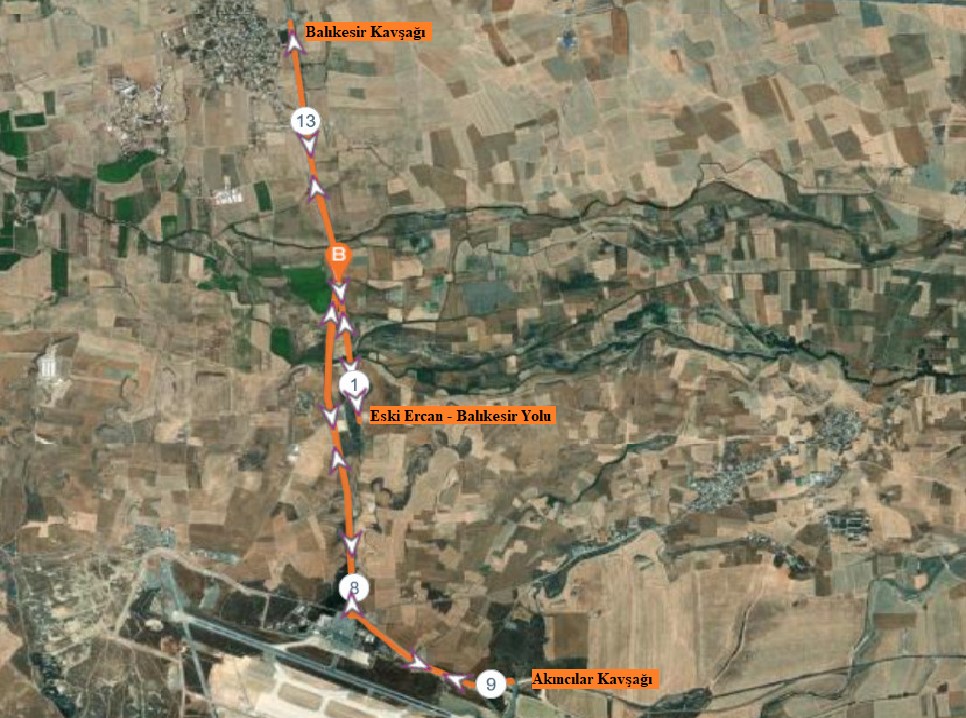 Sürücüler Pazar günü Balıkesir-Ercan, Balıkesir-Akıncılar ana yolu üzerinde yapılacak yarış konusunda uyarıldı