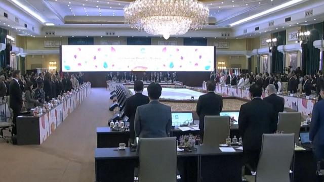 G20 Dışişleri Bakanları Toplantısı’nda depremde hayatını kaybedenler için saygı duruşu