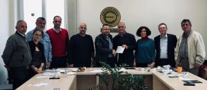 Yeni Kıbrıs Derneği, deprem yardımlarını KTOEÖS ve KTÖS’e teslim etti