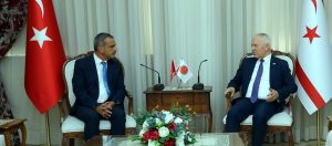 Cumhuriyet Meclisi Başkanı Töre, Gazimağusa Belediye Başkanı Uluçay’ı kabul etti