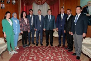 Başbakan  Üstel, Türkiye Üniversite Sporları Federasyonu Yönetim Kurulu’nu kabul etti