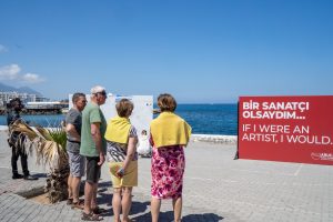 ARUCAD Dünya Sanat Günü için Girne Limanındaydı