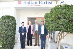 Fransız ve İtalyan büyükelçileri Halkın Partisi’ni ziyaret etti