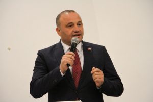 Maliye Bakanı Alişan Şan, Kıbrıs Türk Toplu Taşımacılar Birliği Genel Kurulu’na katıldı