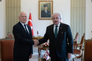 Meclis Başkanı Töre ve TBMM Başkanı Şentop bayramlaştı