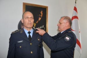 Polis Genel Müdür I. Yardımcısı mevkiine atanan Ahmet Beşerler’e rütbeleri takıldı