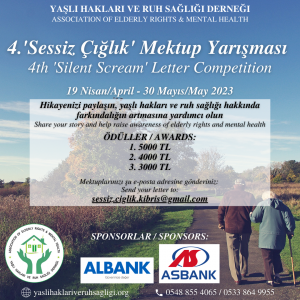 4.Sessiz Çığlık Mektup Yarışması başladı… Yarışmaya son başvuru tarihi 30 Mayıs