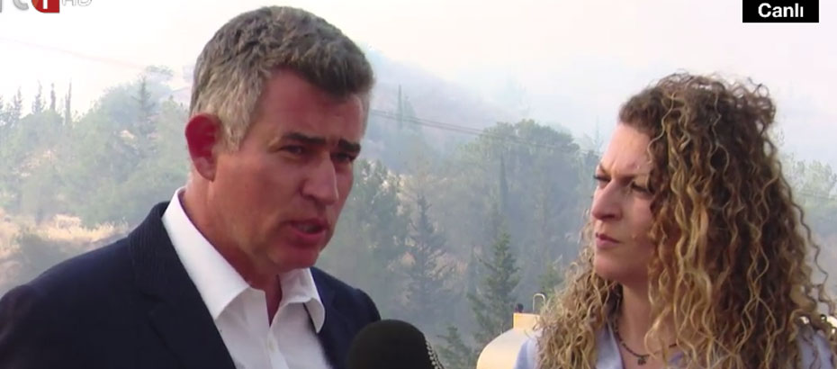 Büyükelçi Feyzioğlu: 3 helikopter yangına müdahale edecek