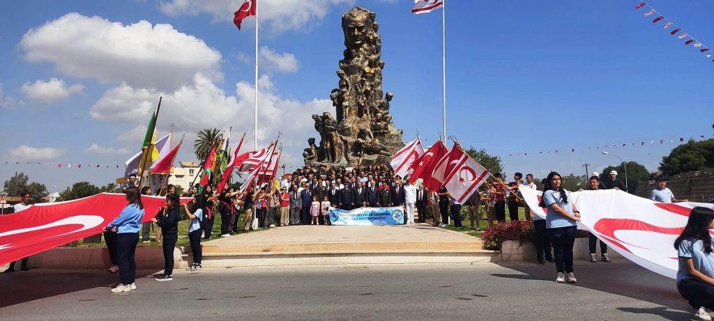 19 Mayıs Gazimağusa’da törenle kutlandı…Şampiyon Melekler gerçekleştirilen yürüyüşle anıldı