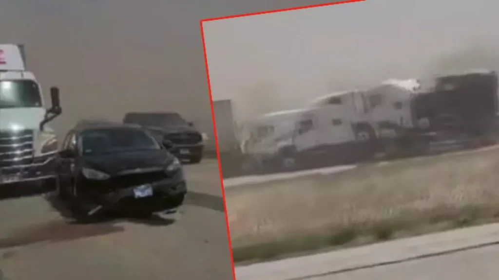 ABD’deki kum fırtınasında 40’dan fazla araç birbirine girdi: 30 yaralı