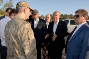 Cumhurbaşkanı Tatar:Yangın KKTC, Güney Kıbrıs ve Türkiye Cumhuriyeti’nin işbirliğiyle söndürüldü