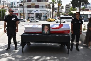 Hayatını kaybeden Aydın Aygın için Girne Belediyesi’nde tören düzenlendi