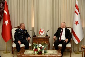 Meclis Başkanı Töre, yeni Polis Genel Müdürü Kuni ve 1. Yardımcısı Beşerler’i kabul etti