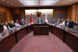 KTTO heyeti TC Cumhurbaşkanı Yardımcısı Yılmaz tarafından kabul edildi