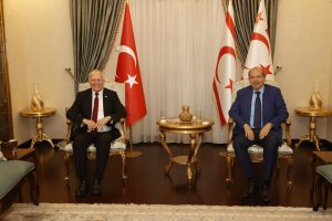 Cumhurbaşkanı Tatar, Meclis Başkanı Töre’yi kabul etti