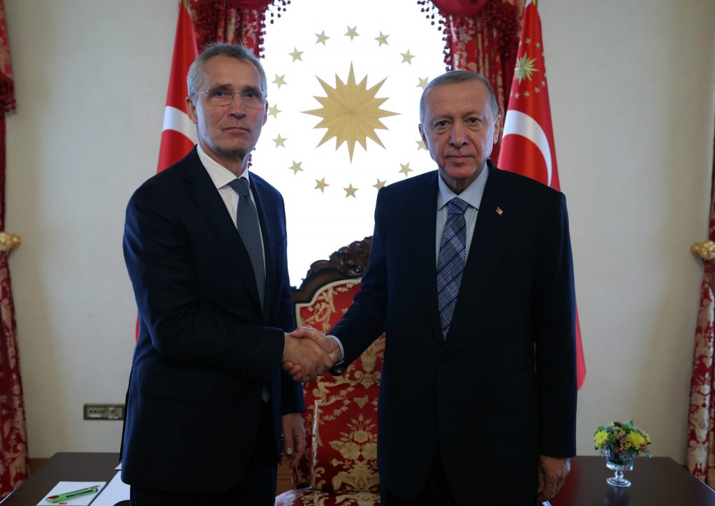 Erdoğan, NATO Genel Sekreteri Stoltenberg ile bir araya geldi