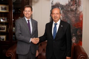 Cumhurbaşkanı Tatar, New York ziyareti öncesi Özel Temsilci Stewart’ı kabul etti