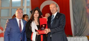 Cumhurbaşkanı Tatar, Bülent Ecevit Anadolu Lisesi’nin 2022-2023 Akademik Yılı mezuniyet törenine katıldı
