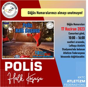 Polis halk koşusuna kayıt için son iki gün kaldığı açıklandı