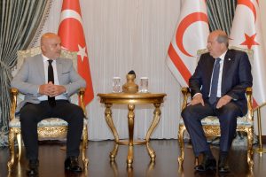 Cumhurbaşkanı Tatar, YDÜ Rektörü Şanlıdağ’ı kabul etti