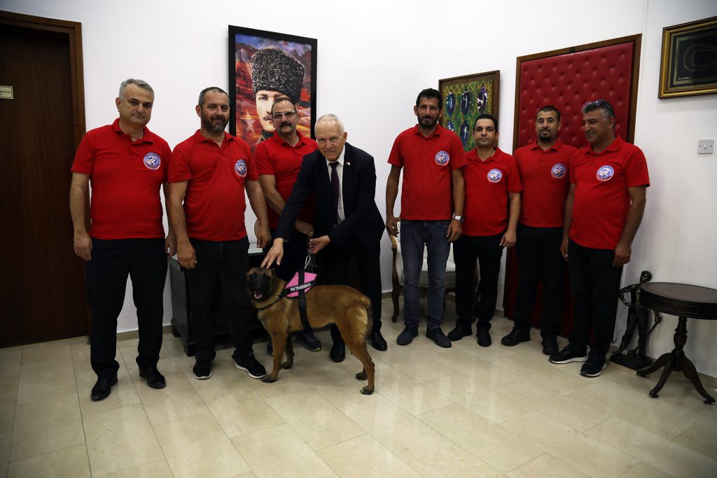Töre, Kıbrıs Arama Kurtarma Derneği heyetini kabul etti
