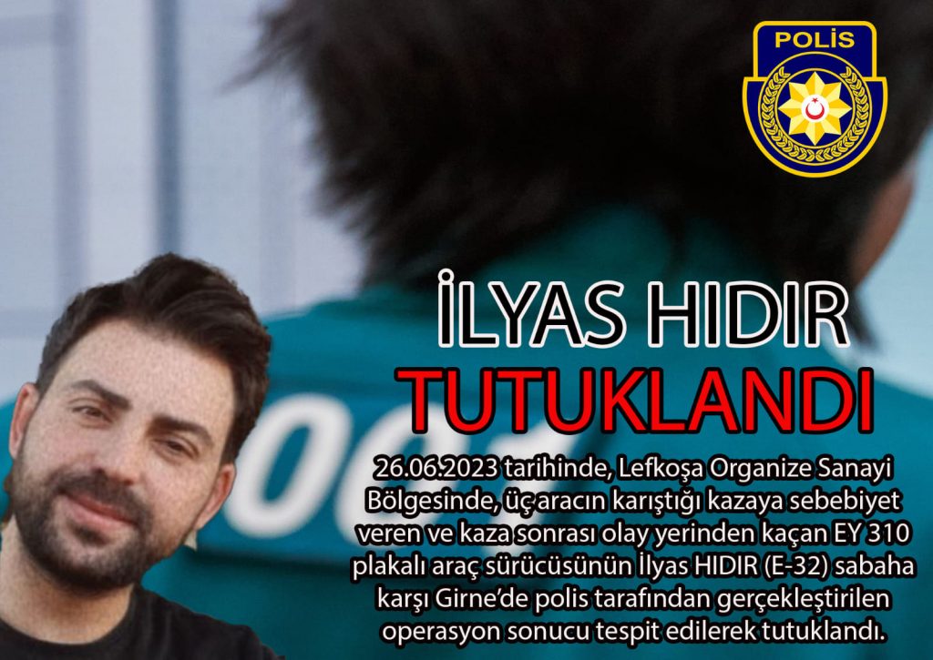 Kazaya sebebiyet veren şahıs yakalandı