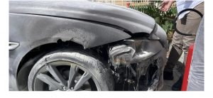 Park halindeki araçta yangın