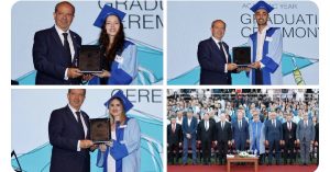 “Evrensel ölçekte aldığınız eğitimi, edindiğiniz sosyal ve kültürel kazanımları insanlık adına kullanacağınıza yürekten inanıyorum”