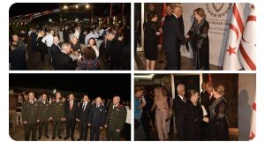 Cumhurbaşkanı Tatar ve eşi Sibel Tatar, 20 Temmuz Barış ve Özgürlük Bayramı resepsiyonu verdi