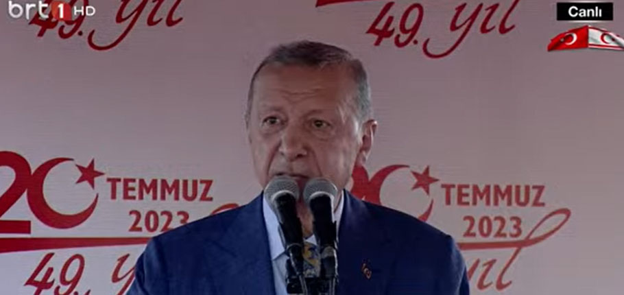 Erdoğan: Ada’daki gerçeklere sırtınızı dönmeyin, KKTC’yi bir an önce tanıyın