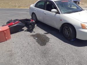 Alayköy’de trafik kazası.. Yaralanan motor sürücüsü tedavisinin ardından taburcu edildi