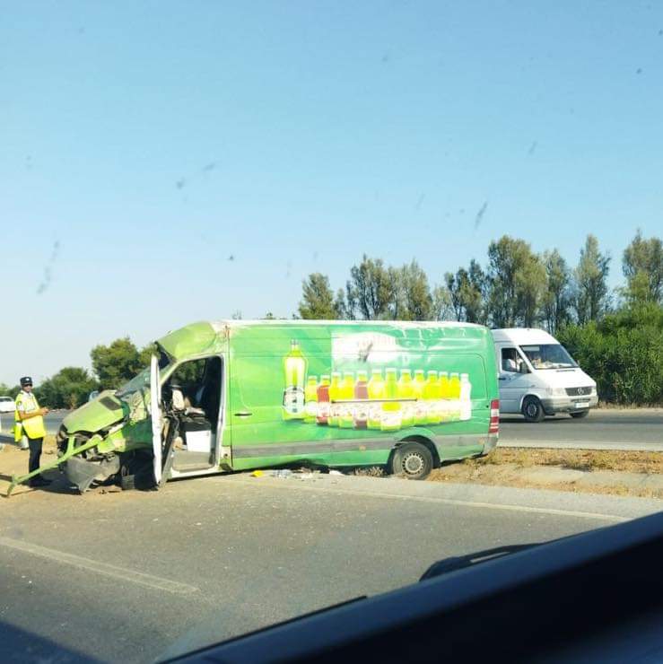 Gazimağusa-Lefkoşa anayolunda kaza