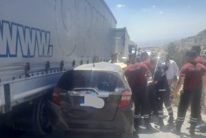 Girne-Değirmenlik (Dağyolu) anayolu araç trafiğine kapatıldı