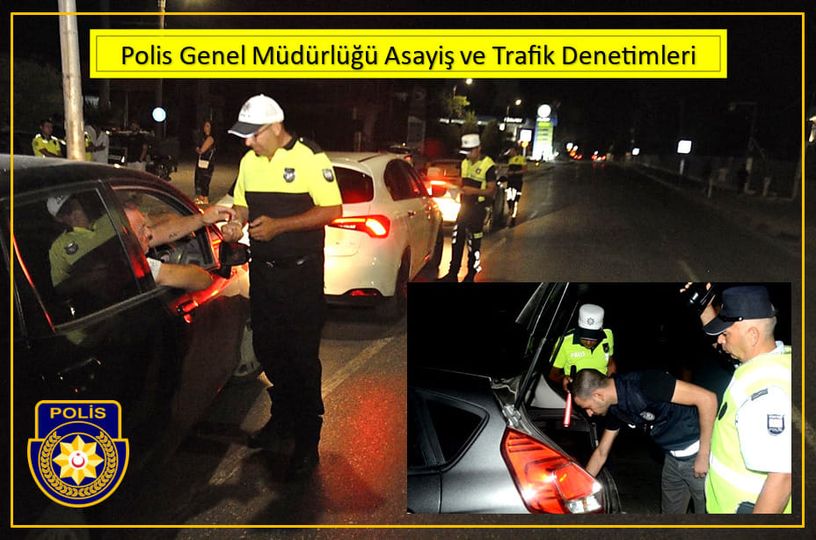 Lefkoşa ve İskele’de eş zamanlı asayiş ve trafik denetimi… 514 araç sürücüsü rapor edildi, 29 araç trafikten men edildi