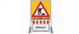 Ercan-Akıncılar arasında trafik tek şeritten verilecek