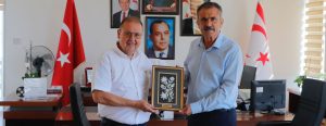 Londra Bexley Belediye Başkanı Durmuş, Gazimağusa Belediye Başkanı Uluçay’ı ziyaret etti