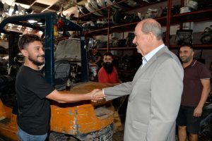 Cumhurbaşkanı Tatar, Lefkoşa Organize Sanayi Bölgesi’ni ziyaret etti