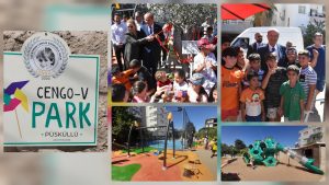 Cengo-V Girne Püsküllü  Çocuk ve  Genç Parkı törenle açıldı