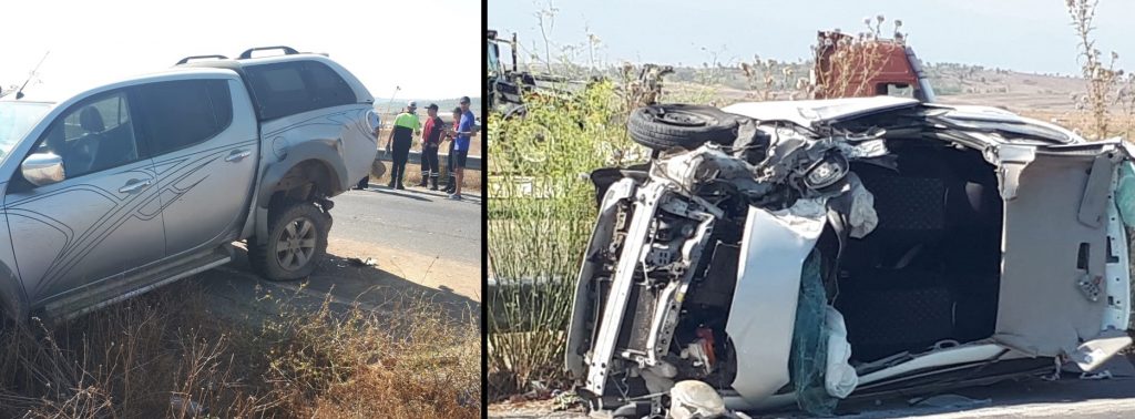 Lefkoşa-Güzelyurt anayolunda feci kaza: 3 Yaralı
