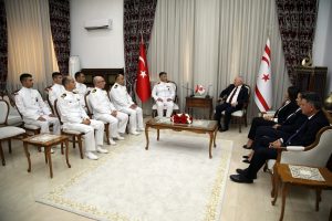 Töre,MiIlli Savunma Üniversitesi Deniz Astsubay Meslek Yüksekokulu heyetini kabul etti