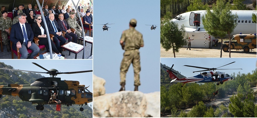 Şehit Teğmen Caner Gönyeli-2023 Arama Kurtarma Davet Tatbikatı başladı. Tatbikatın kara safhası Girne 101 Evler bölgesinde icra edildi – BRTK