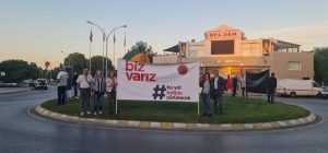 CTP her ilçede çember eylemleri düzenledi – BRTK