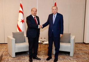 Cumhurbaşkanı Tatar, Türkiye Cumhuriyeti Cumhurbaşkanı Erdoğan ile görüştü